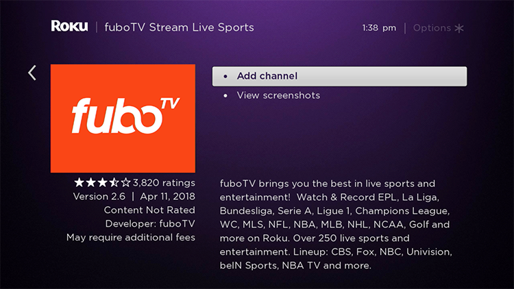 Fubotv best sale on xbox